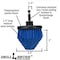Drill Brush Power Scrubber By Useful Products 5 in W 5 in L Brush, Blue B-S-542CO-QC-DB - alternate 4